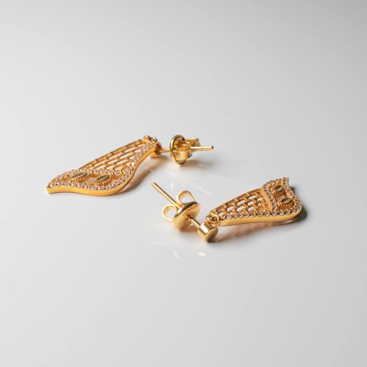 Yellow Gold Earrings