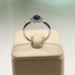 Load image into Gallery viewer, Blue Sapphire/Ruby Ring - 18kt Gold
