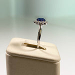 Load image into Gallery viewer, Blue Sapphire/Ruby Ring - 18kt Gold
