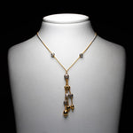 Charger l&#39;image dans la visionneuse de galerie, Collier en or jaune et blanc 18 carats
