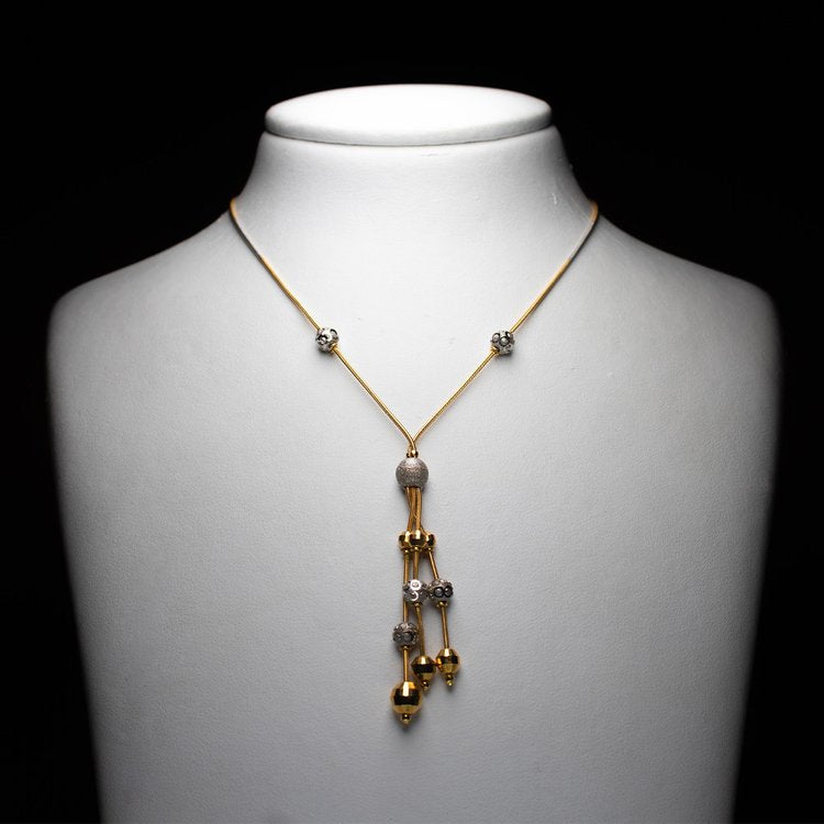 18kt Yellow and White Gold Necklace