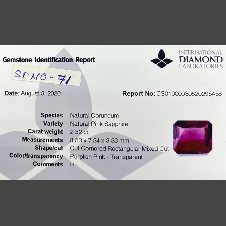 Pink Sapphire (2.32 ct)