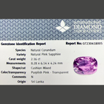 Load image into Gallery viewer, Pink Sapphire (2.16 ct)
