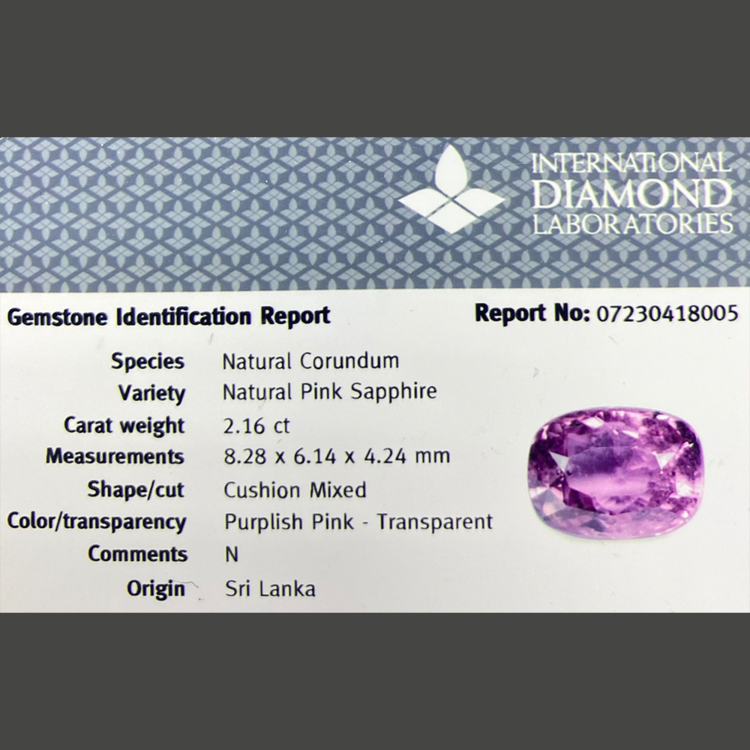 Pink Sapphire (2.16 ct)