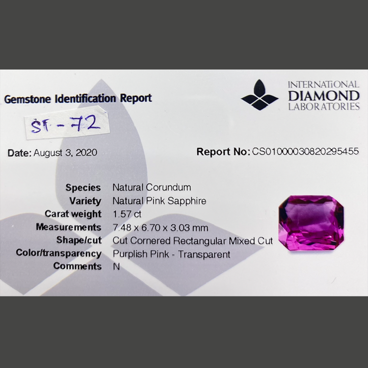 Pink Sapphire (1.57 ct)