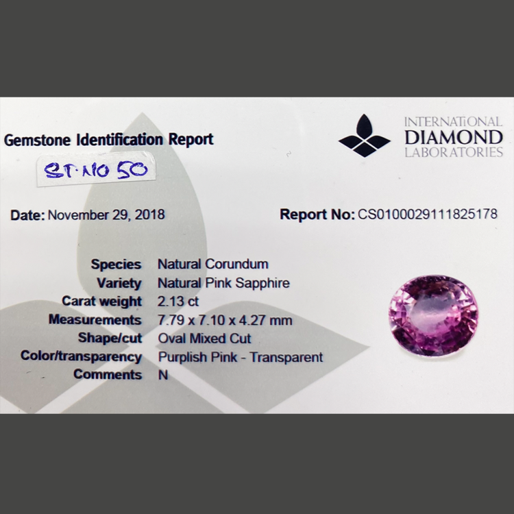 Pink Sapphire (2.13 ct)