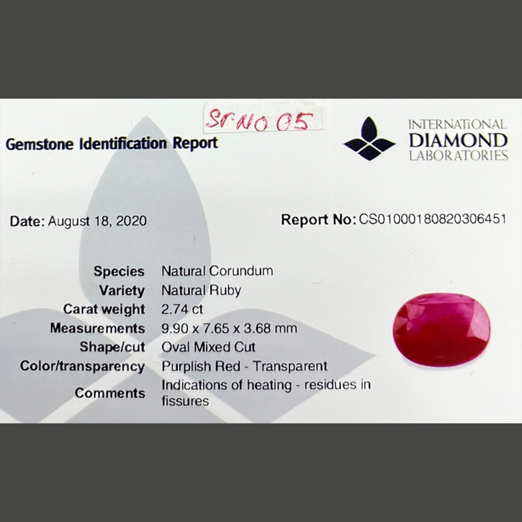 Ruby (2.74 ct)