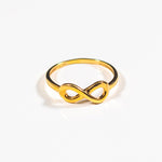 Load image into Gallery viewer, Stunning 18kt Yellow Gold Infinity Ring
