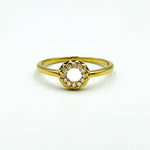 Carregue a imagem no visualizador da Galeria, Anel em ouro amarelo 18kt com 12 diamantes
