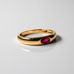 Load image into Gallery viewer, Stunning 18kt Gold Ring Set with Blue Sapphire, Emerald and Ruby
