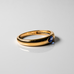 Load image into Gallery viewer, Stunning 18kt Gold Ring Set with Blue Sapphire, Emerald and Ruby
