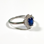 Load image into Gallery viewer, Blue Sapphire/Ruby Ring - 18kt Gold
