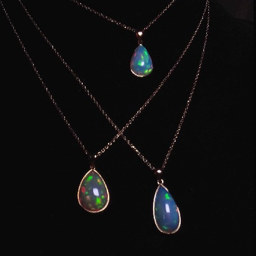 Pear Cut Opal Pendant (8.26ct)