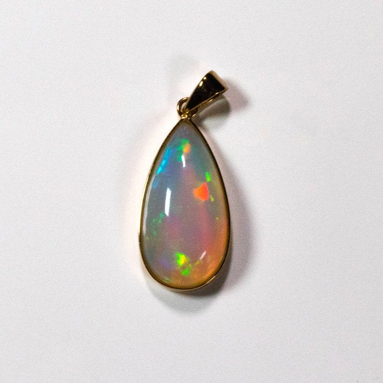 Pear Cut Opal Pendant (7.07ct)