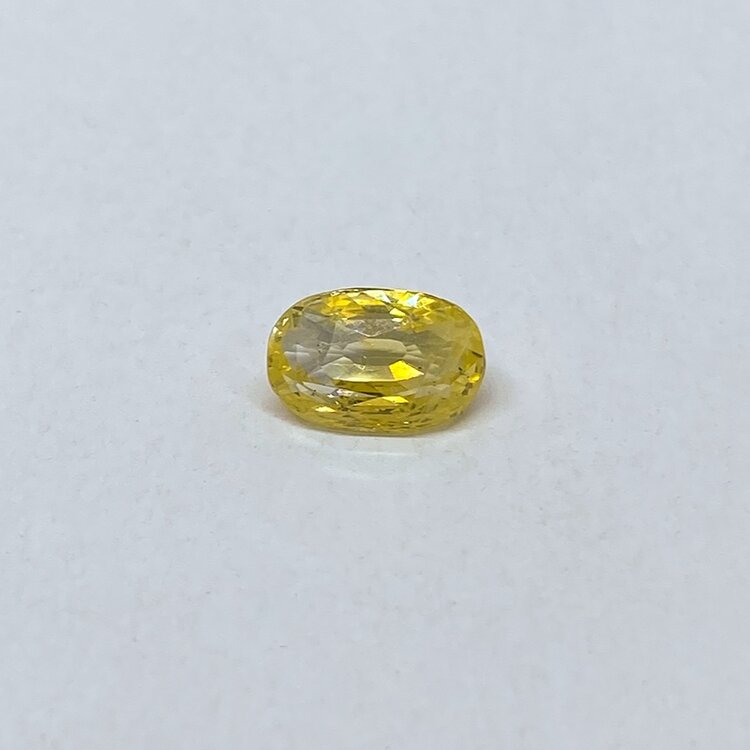 Safira Amarela (5,02 ct) Não Aquecida