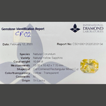 Load image into Gallery viewer, Yellow Sapphire (10.84 ct) Unheated
