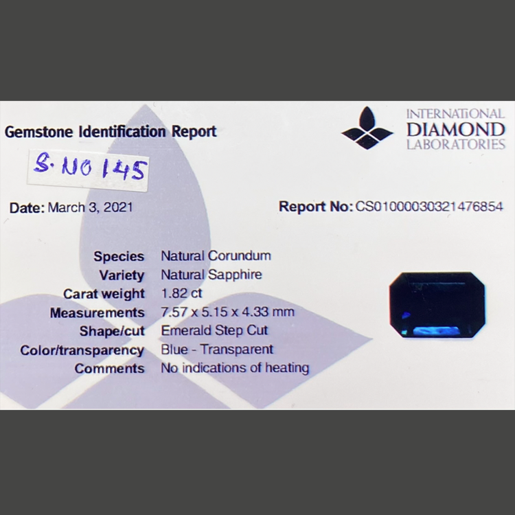 Blue Sapphire (1.82 ct)