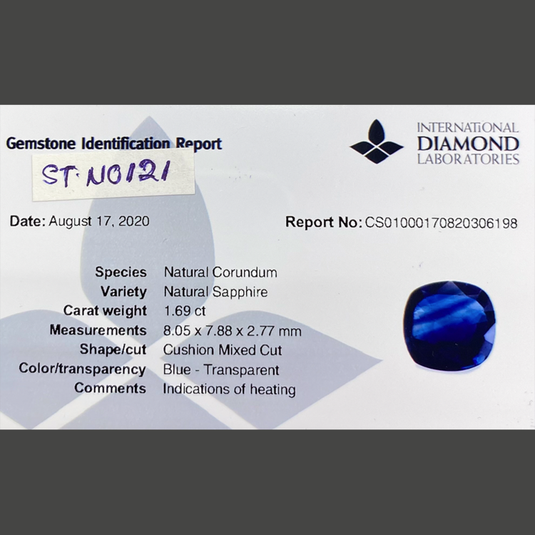 Blue Sapphire (1.69 ct)