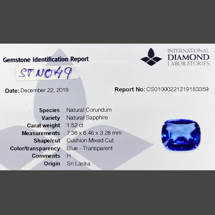 Blue Sapphire (1.52 ct)