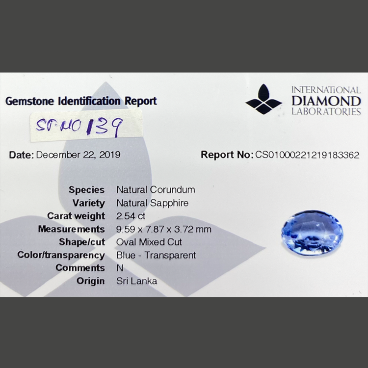 Blue Sapphire (2.54 ct)