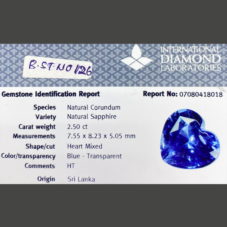 Safira Azul (2,50 ct)